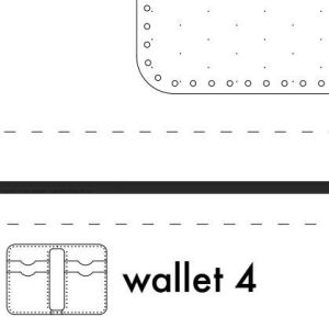 7in1 - 7 Farklı Model Cüzdan SRT562 PDF Şablonu Deri El Aletleri