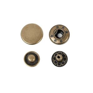 TOPTAN Metal Çıtçıt 61 no Alfa 720 Adet (Leathercraft, Deri Hobi) Okside