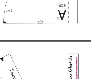 Clutch Model Çanta SRT563 PDF Şablonu Deri El Aletleri