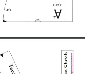 Clutch Model Çanta SRT563 PDF Şablonu Deri El Aletleri