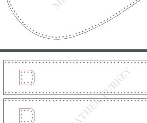 SRT564 Çanta PDF Şablonu Deri El Aletleri