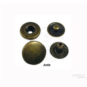 TOPTAN Metal Çıtçıt VT2 51no Alfa 720 Adet (Leathercraft, Deri Hobi)