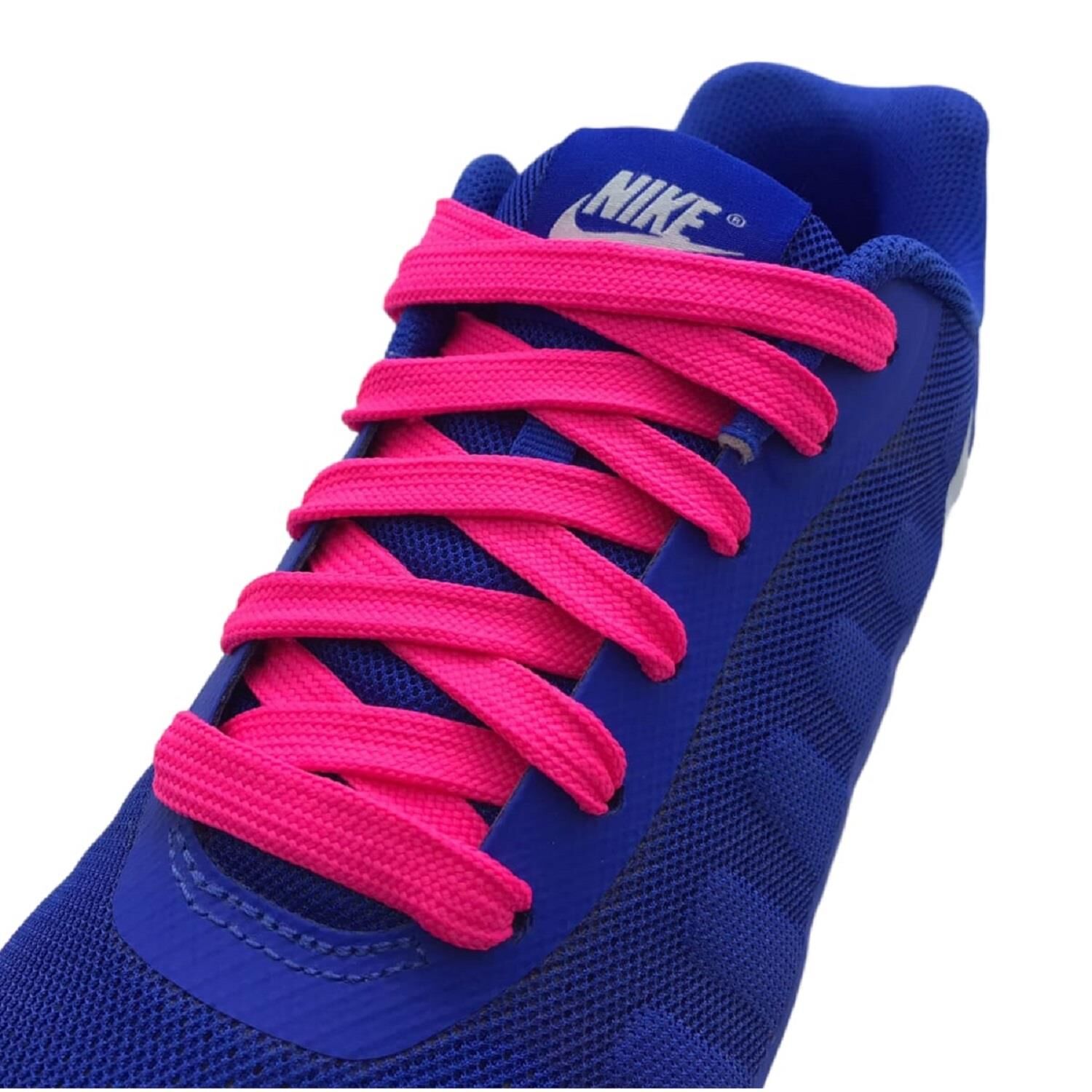 Spor Ayakkabı Bağı k111 120cm 1 Çift Fosforlu Pembe