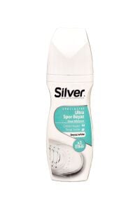 SİLVER Çok Etkili Güçlendirilmiş Ultra Beyaz Spor Bez Ve Kumaş Likit Ayakkabı Boyası 75 ml