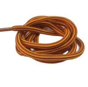 Çift Renk Yuvarlak Bot Bağcığı K350 120cm 1 Çift Vizon