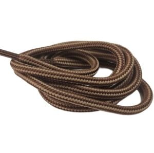 Çift Renk Yuvarlak Bot Bağcığı K350 120cm 1 Çift Vizon