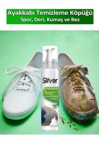 SİLVER Spor Ayakkabı Deri Ve Kumaş Temizleme Köpüğü 125 ml