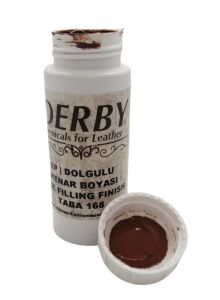 Derby EP Silikonlu Deri Kenar Boyası Mat 100ml Leathercraft, Deri Hobi Beyaz