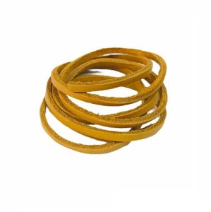 Deri Ayakkabı Bağcığı 1 mt Sarı