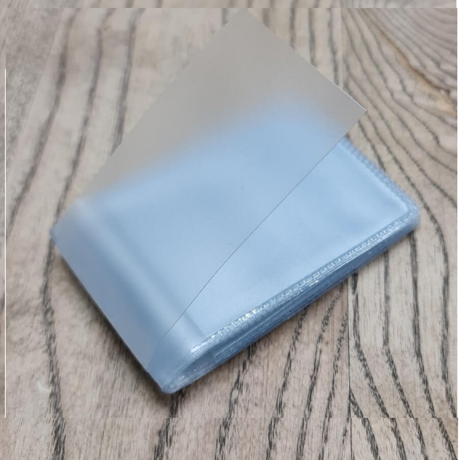 10 Adet Cüzdan İçi Plastik Kartlık  Deri El Aletleri Dik