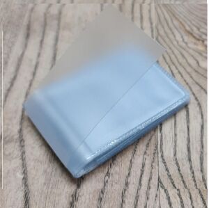 10 Adet Cüzdan İçi Plastik Kartlık  Deri El Aletleri Dik