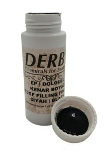 Derby EP Silikonlu Deri Kenar Boyası Mat 100ml Leathercraft, Deri Hobi Siyah
