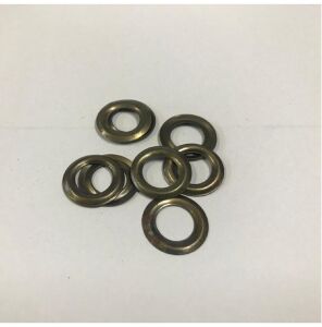 Kuşgözü İçin Metal Pul 24 no 40 Adet   (Kuşgözü Dahil Değildir) Antik Kahve