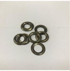 Kuşgözü İçin Metal Pul 24 no 40 Adet   (Kuşgözü Dahil Değildir) Antik Kahve