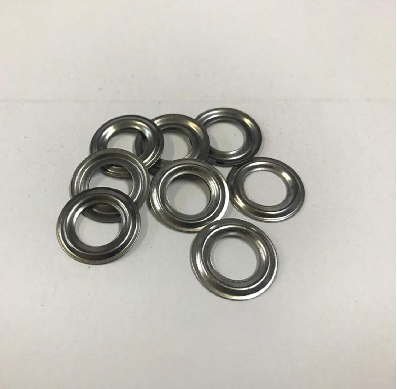 Kuşgözü İçin Metal Pul 24 no 40 Adet   (Kuşgözü Dahil Değildir) Siyah Nikel
