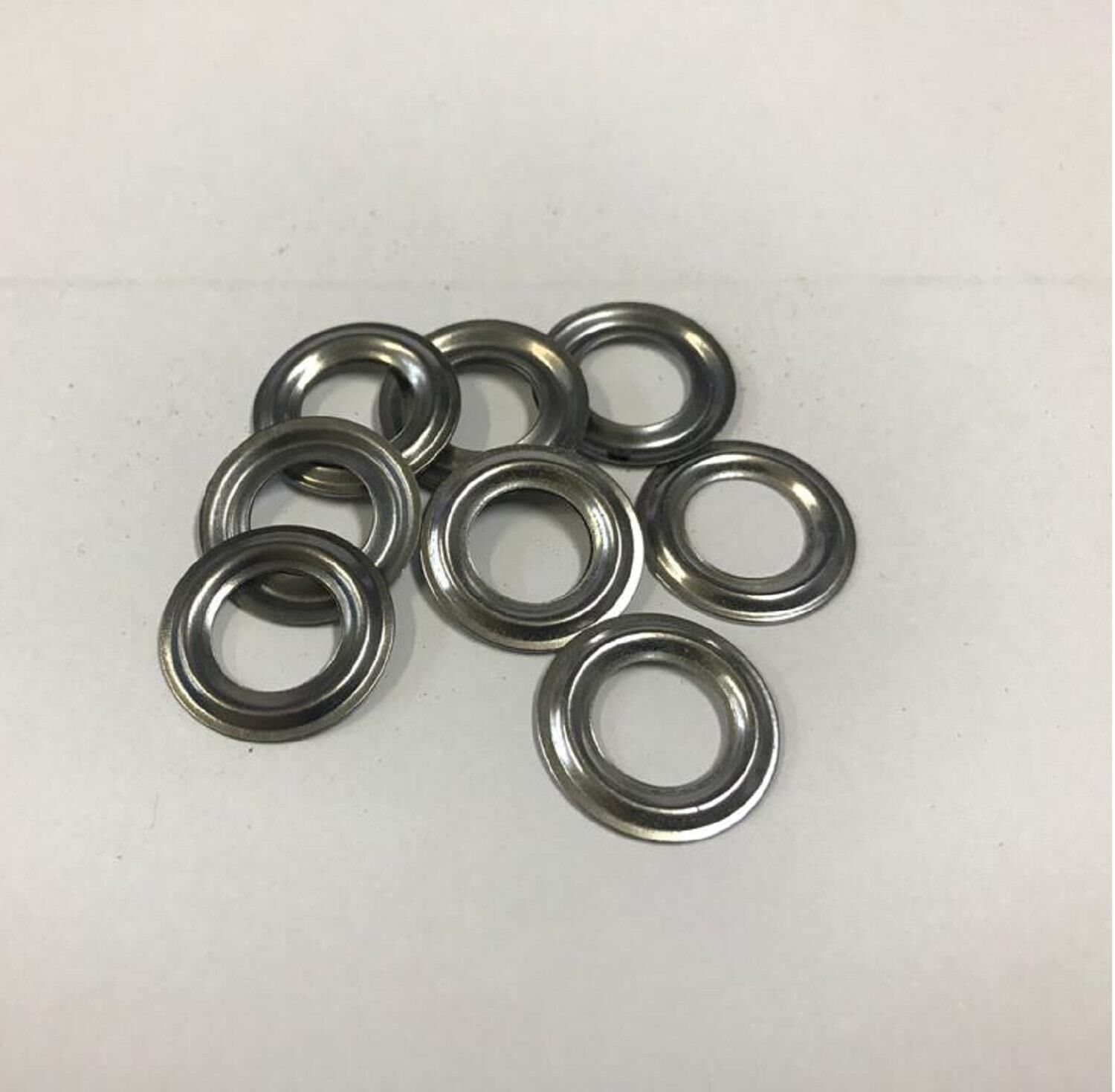 Kuşgözü İçin Metal Pul 24 no 40 Adet   (Kuşgözü Dahil Değildir) Siyah Nikel