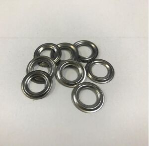 Kuşgözü İçin Metal Pul 24 no 40 Adet   (Kuşgözü Dahil Değildir) Siyah Nikel