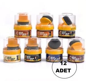 TOPTAN Leflef Hazır Krem Ayakkabı Boyası 60ml 12 Adet