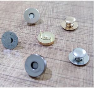 SRTfootcare 14mm TROKLU Çanta Mıknatısı 10 Takım Deri El Aleti Nikel