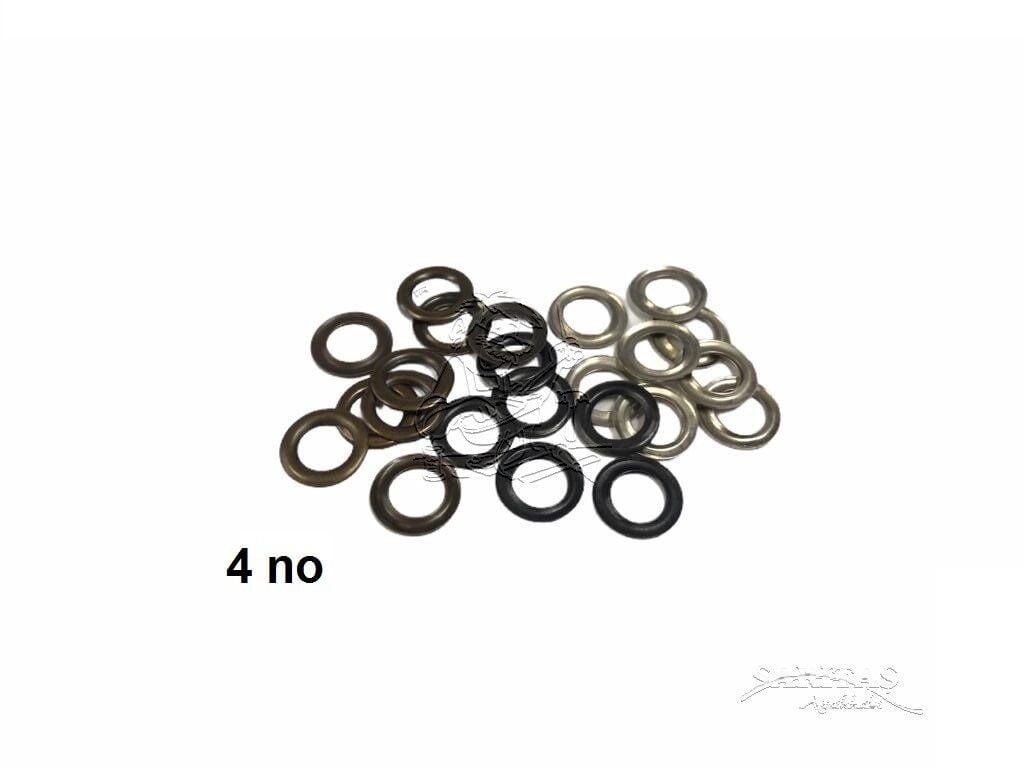 TOPTAN Kapsül Kuşgözü İçin Metal Pul 4 no 5000 Adet (Kapsül Dahil Değildir)