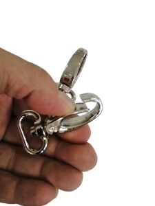 SRTfootcare Büyük Akrep Anahtarlık ve Çanta Kancası 2cm 2 Adet Deri El Aleti Nikel