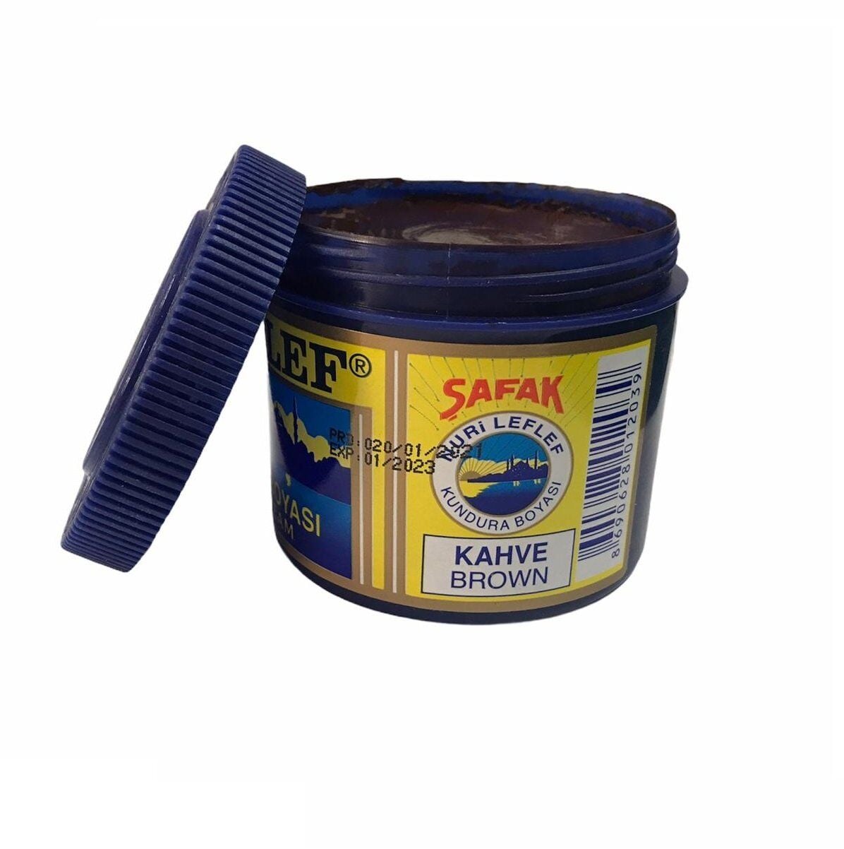 TOPTAN LefLef Klasik Ayakkabı Boyası 200 ml 12 Adet Kahverengi