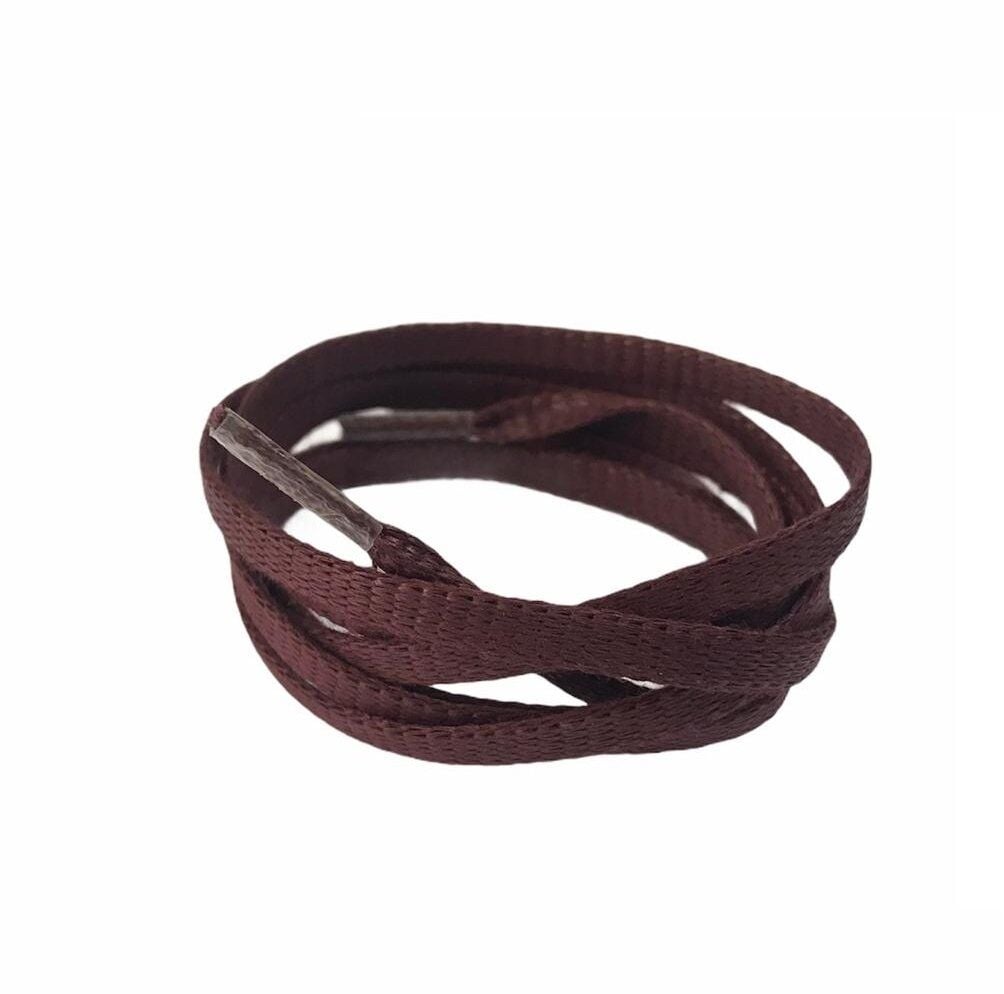 Mumlu Ayakkabı Bağı Yassı K915 120cm 1 Çift Bordo