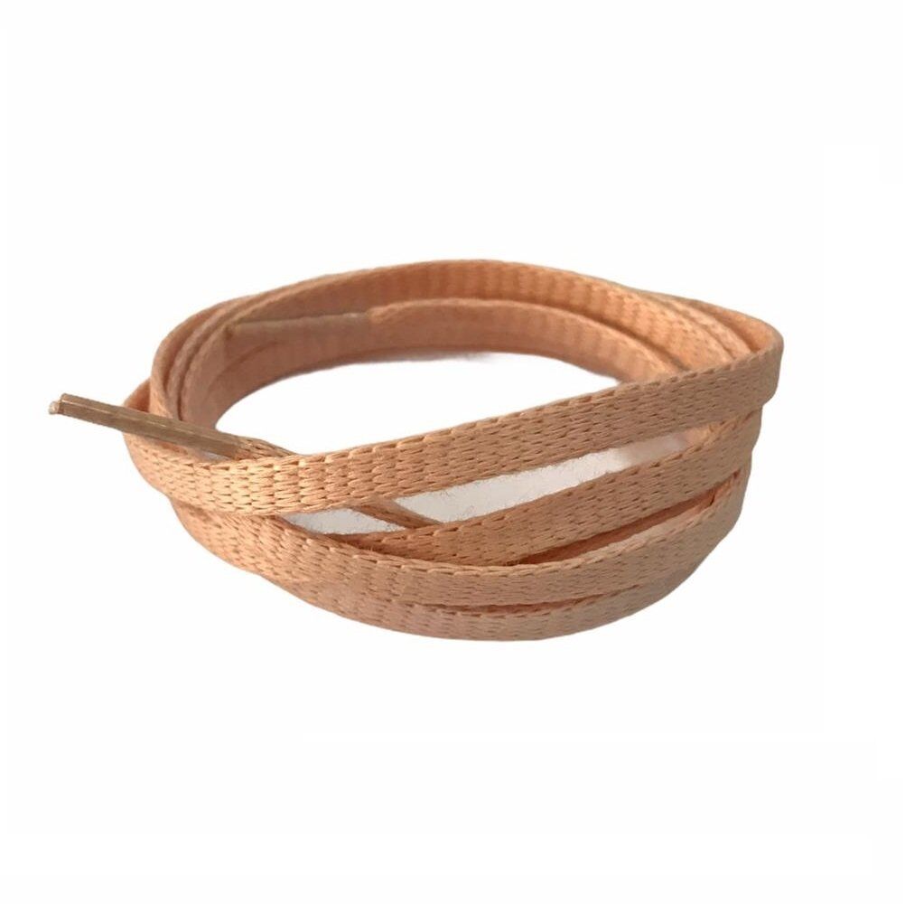 Mumlu Ayakkabı Bağı Yassı K915 120cm 1 Çift Şeker Pembe