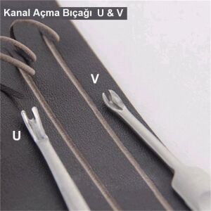 Kanal Açma Bıçağı  Linör (11.5 cm) Deri El Aleti