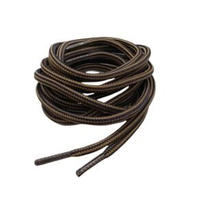 Çift Renk Yuvarlak Bot Bağcığı K350 120cm 1 Çift Lacivert Camel