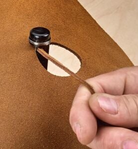 Dönerek Deri Sırım Kesme Bıçağı + 3 Yedek Deri El Aleti