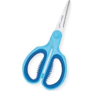 GIPTA KUT UCLU KAYDIRMAZ PLASTIK SAPLI COCUK MAKAS K706  1 Adet