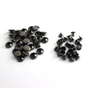 Perçin Rivet 33 no 7mm 250 Takım (Leathercraft, Deri Hobi) Okside