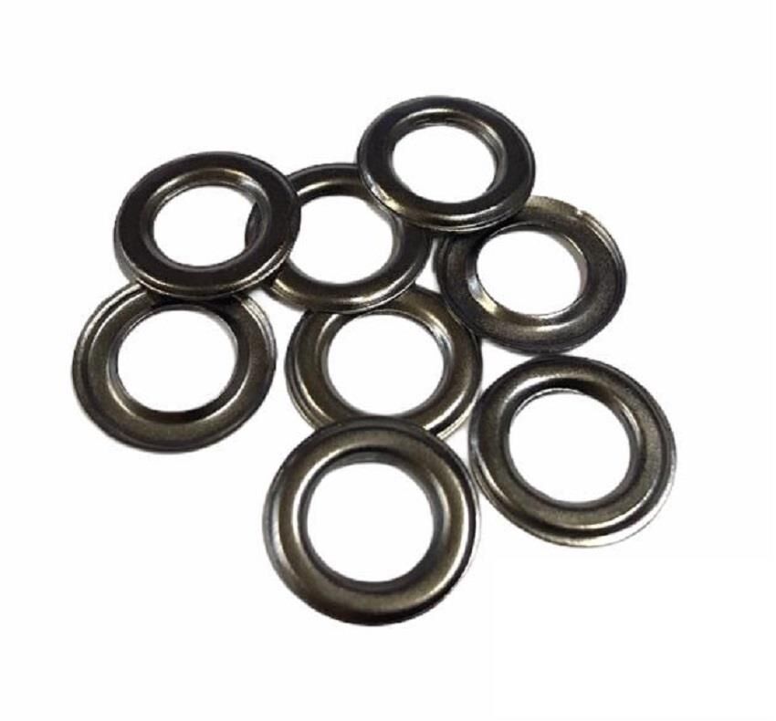 TOPTAN Kapsül Kuşgözü İçin Metal Pul 5 no 1000 Adet (Kapsül Dahil Değildir) Siyah Nikel