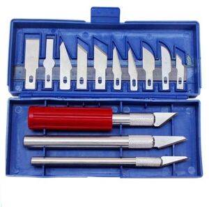 SRTfootcare 13 Parça Kretuar Bıçak Hobi Gravür Set