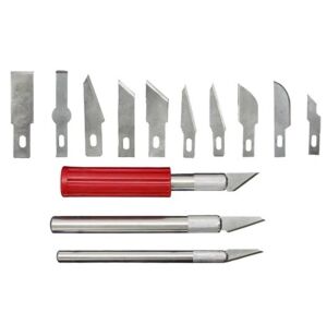 SRTfootcare 13 Parça Kretuar Bıçak Hobi Gravür Set