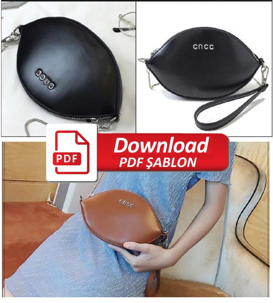 Abiye El Çantası PDF Şablonu XKB-387 Deri El Aletleri