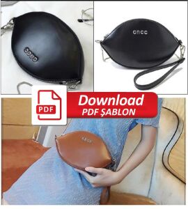 Abiye El Çantası PDF Şablonu XKB-387 Deri El Aletleri