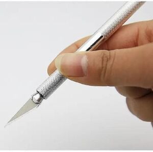 Design Kretuar Bıçağı Paslanmaz Çelik Hassas Kesim Bıçağı + 5 Adet Yedek Bıçak