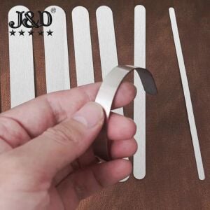 Deri Bileklik Şekillendirici Alüminyum Metal 11mm X 16,5cm 1 Adet