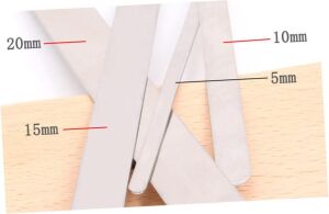 SRTfootcare Deri Bileklik Şekillendirici Alüminyum Metal 11mm X 16,5cm 1 Adet