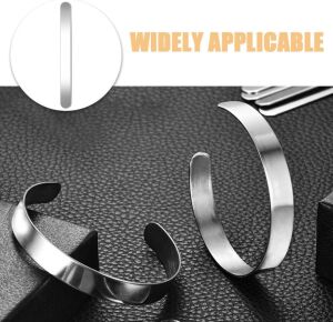 SRTfootcare Deri Bileklik Şekillendirici Alüminyum Metal 11mm X 16,5cm 1 Adet