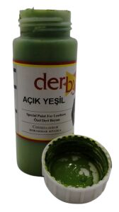 Derby Mont Direksiyon Koltuk Deri Boyası 100ml Açık Yeşil