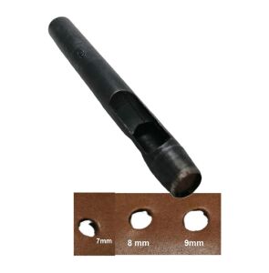 Yuvarlak Vurma Deri Delik Zımbası 7-9 no Arası Deri El Aleti 9 mm