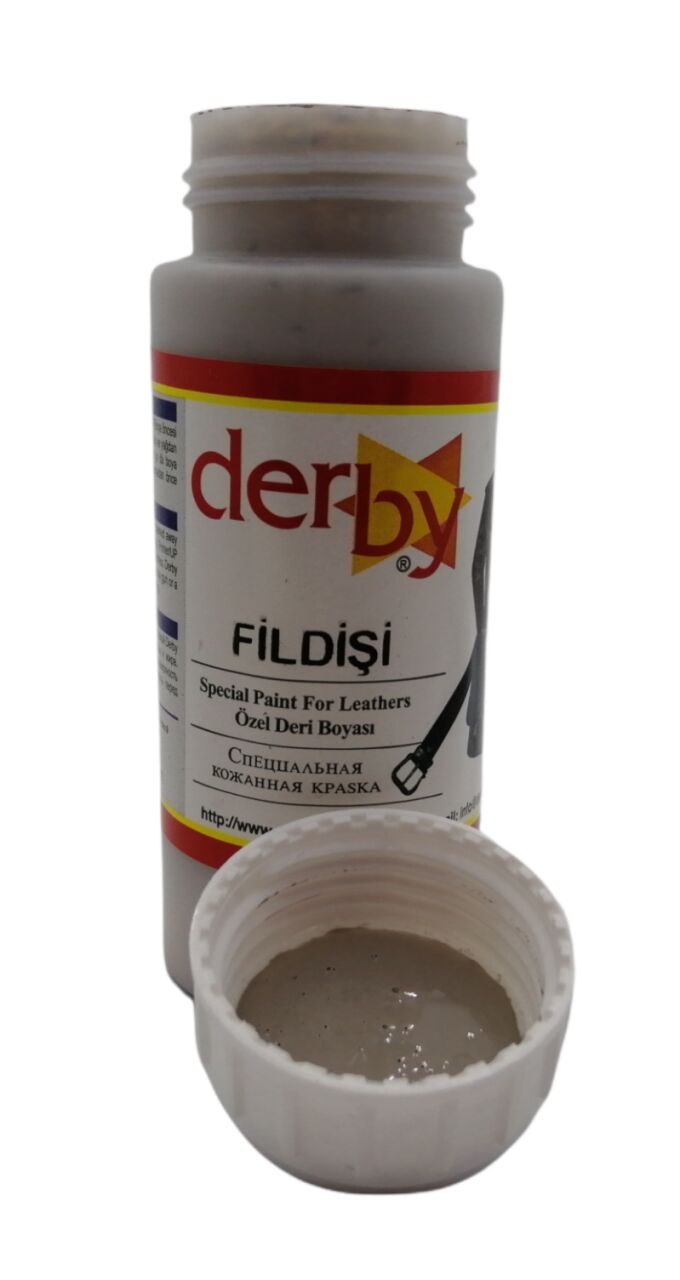 Derby Mont Direksiyon Koltuk Deri Boyası 100ml Fildişi