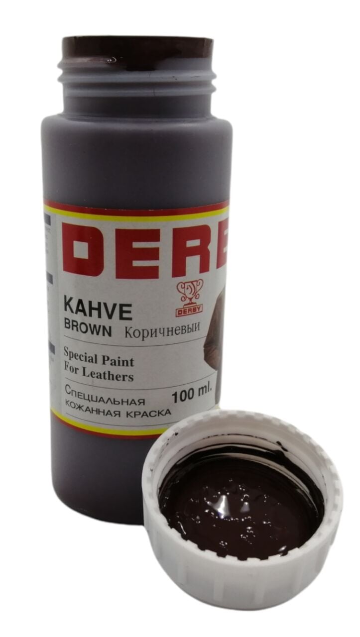 Derby Mont Direksiyon Koltuk Deri Boyası 100ml Kahverengi