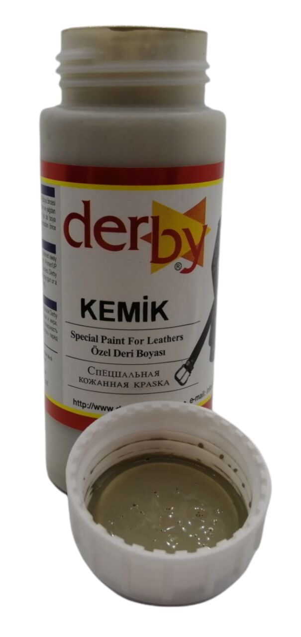 Derby Mont Direksiyon Koltuk Deri Boyası 100ml Kemik
