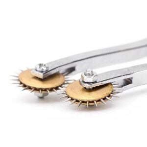 Paslanmaz Çelik 4mm Rulet Deri El Aleti Plastik Sap