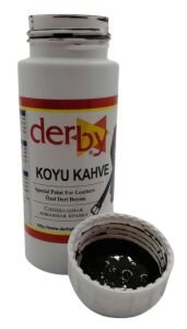 Derby Mont Direksiyon Koltuk Deri Boyası 100ml Koyu Kahve