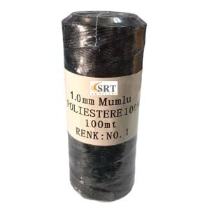 SRTfootcare Deri El Dikişi İçin Mumlu İplik 1 Mm 100mt (leathercraft, Deri Hobi) Koyu yeşil